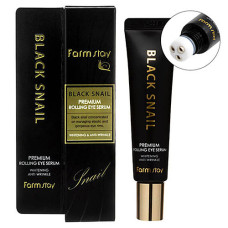 Farm Stay Black Snail Premium Rolling Eye Serum Антивозрастная сыворотка для век