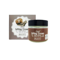 Jigott Подтягивающий крем с экстрактом слизи улитки Snail Lifting Cream