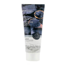 3W Clinic Charcoal Foam Cleansing Пенка для лица с древесным углём