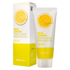 Farm Stay Real Lemon Deep Clear Peeling Gel Пилинг-скатка для лица