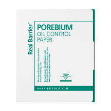 Real Barrier Porebium Oil Control Paper Матирующие салфетки с мятой